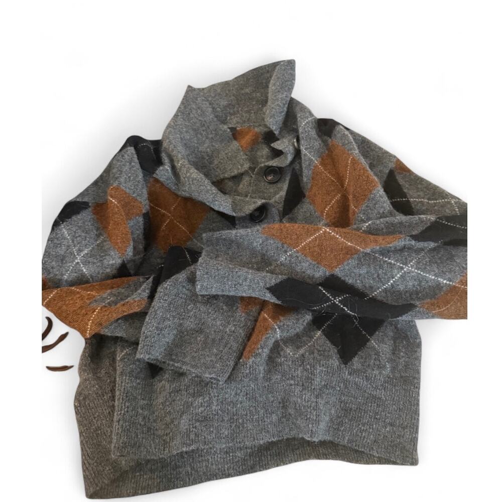 $239 Rails Shae Sweater Argyle pullover 
Size small - Picture 5 of 8